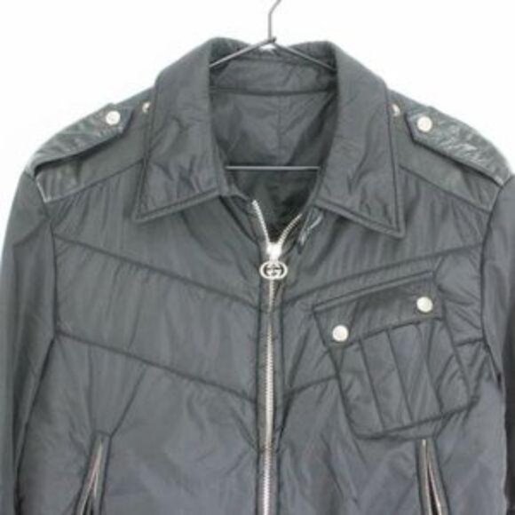 Vintage Gucci Black Bomber Slim Fit Jacket - Picture 5 of 12